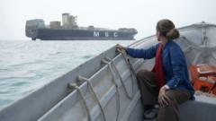 On the Strait of Hormuz, finds seized ships and shark fishermen as uneasy calm returns