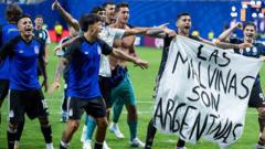 Fifa ‘assessing reports’ over Falklands banner