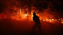Watch: Wildfires rage across Spain and France