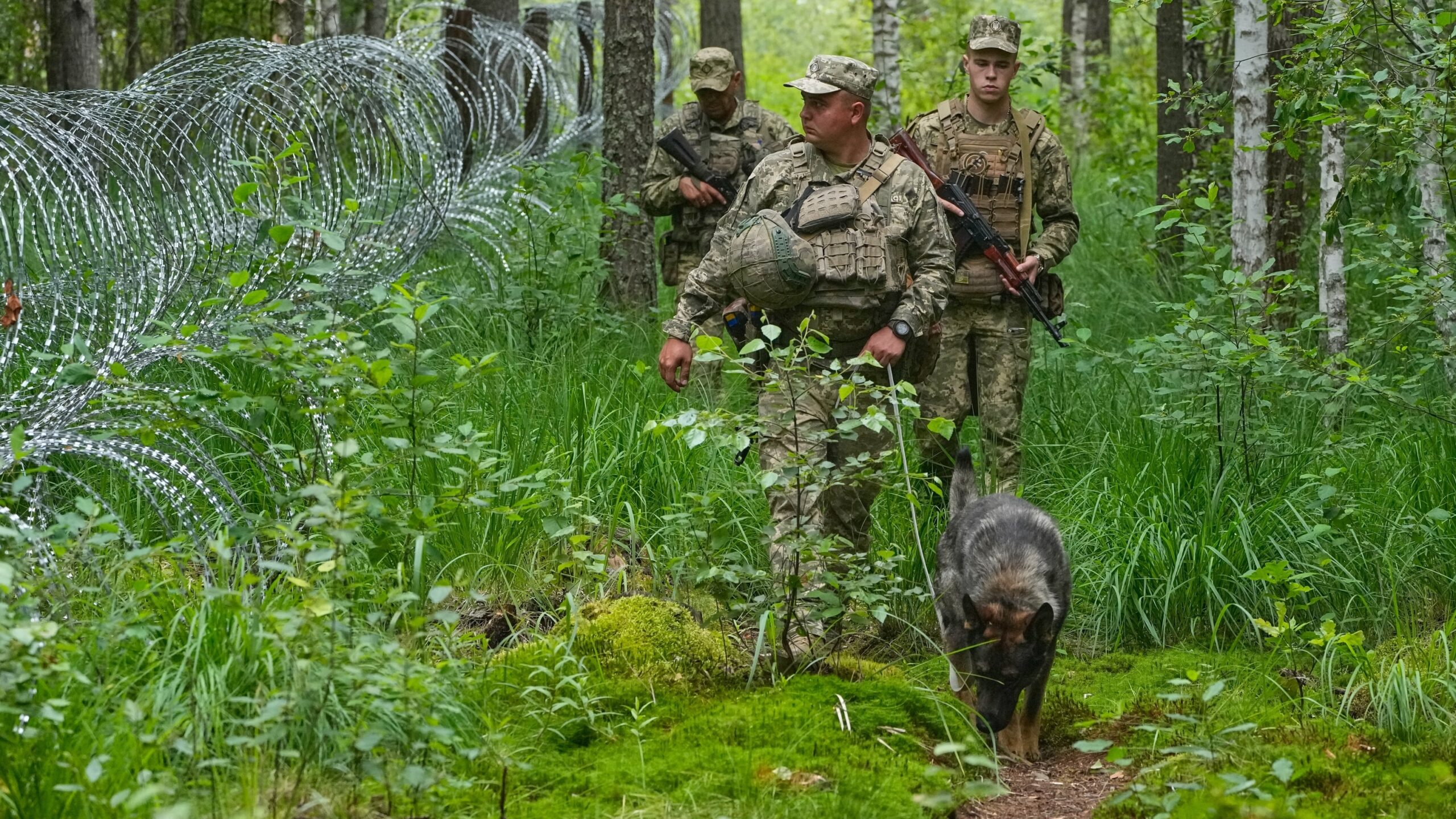 Ukraine is still fortifying its border with Belarus after Russia invaded from there