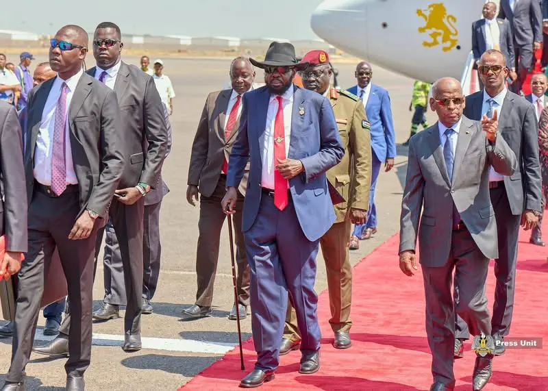 President Kiir Arrives in Djibouti Ahead of Inauguration of President-Elect Ismaïl Omar Guelleh