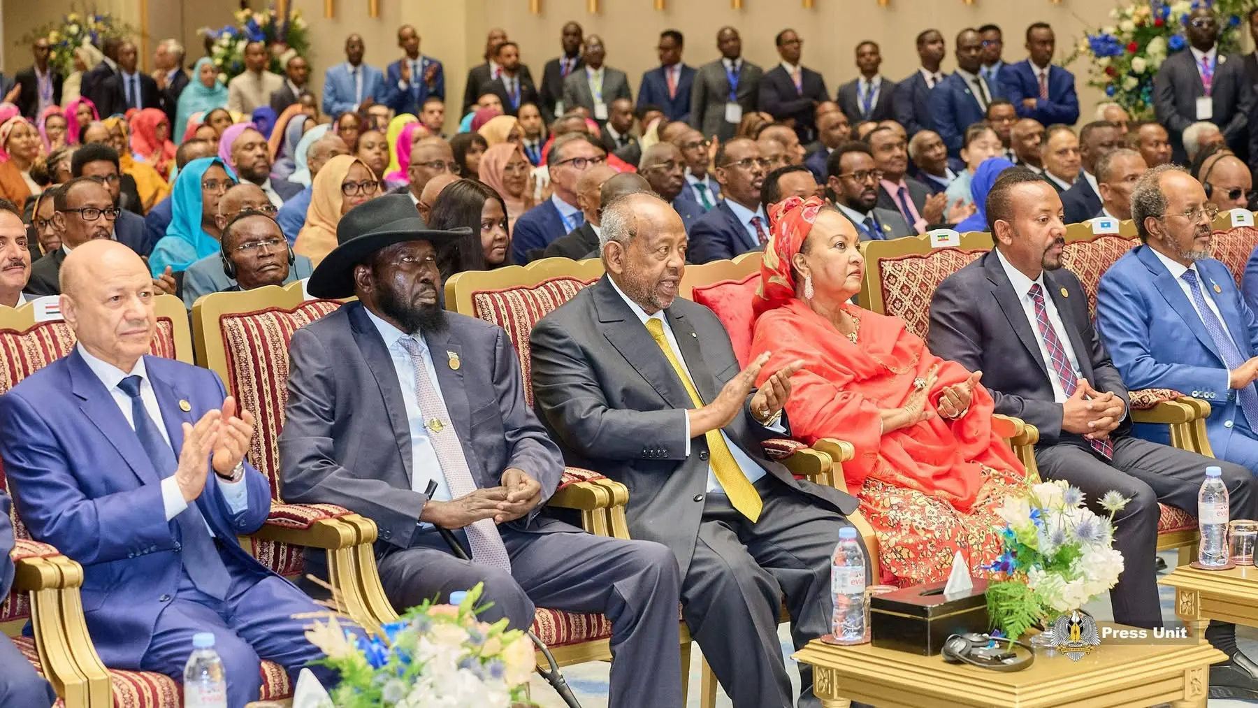President Kiir Joins Other Leaders as Djibouti’s Guelleh Begins Sixth Term in Office