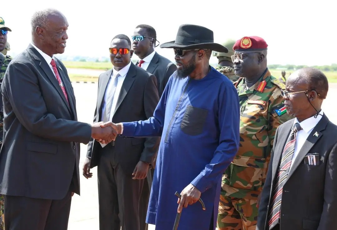 President Kiir Returns to Juba after a week-long visit to Bahr El Ghazal region