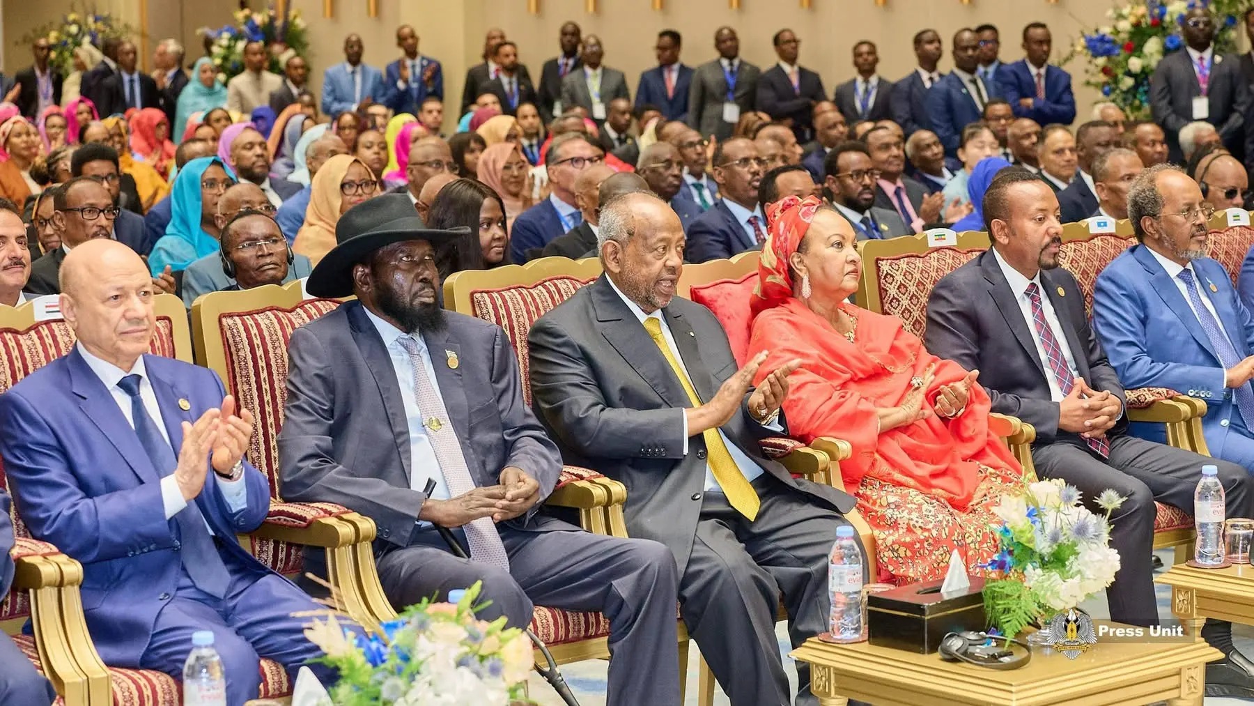 President Kiir Joins Other Leaders as Djibouti’s Guelleh Begins Sixth Term in Office