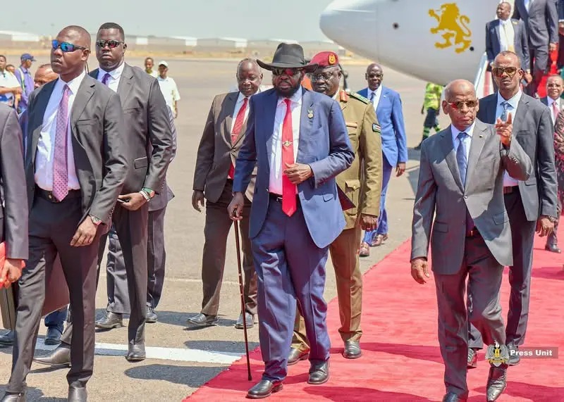 President Kiir Arrives in Djibouti Ahead of Inauguration of President-Elect Ismaïl Omar Guelleh