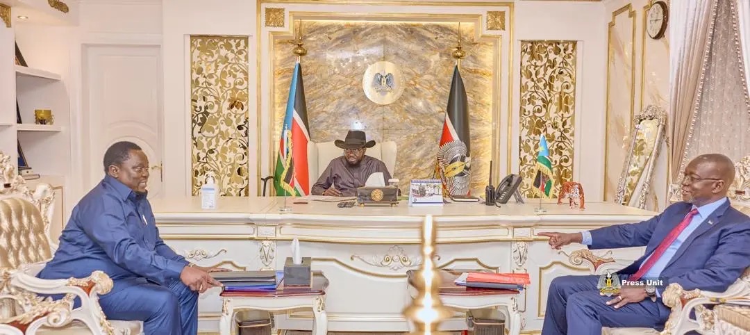 President Kiir Receives Key Grassroots Report on Service Delivery Priorities from Vice President Hussein Abdelbagi