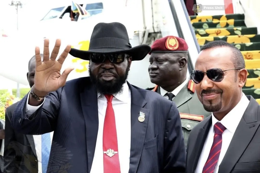 President Kiir Arrives in Addis Ababa on an Official Visit to Ethiopia