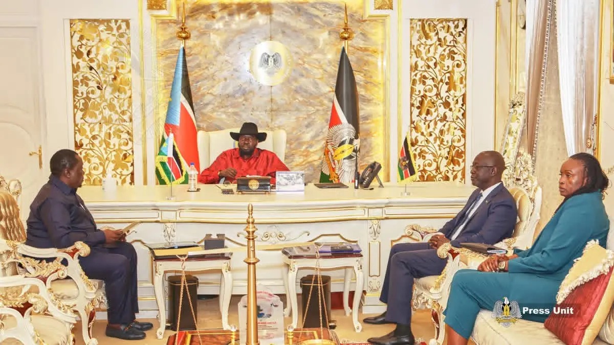 President Kiir Receives Report from VP Hussein on Visit to Lakes State