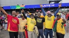 The friends who drove from Ghana to the World Cup