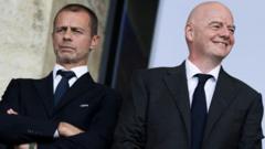 What could happen to Fifa if Uefa boycotts World Cup?