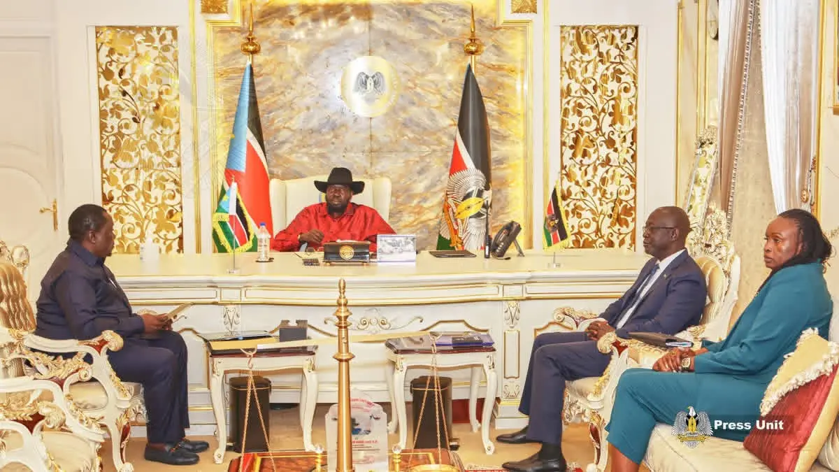 President Kiir Receives Report from VP Hussein on Visit to Lakes State
