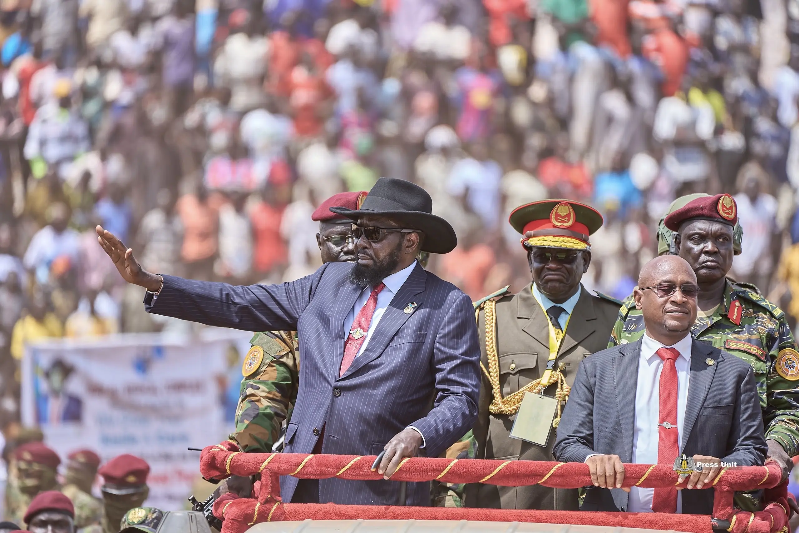 Thousands Fill Wau Stadium as Western Bahr el Ghazal Welcomes President Kiir