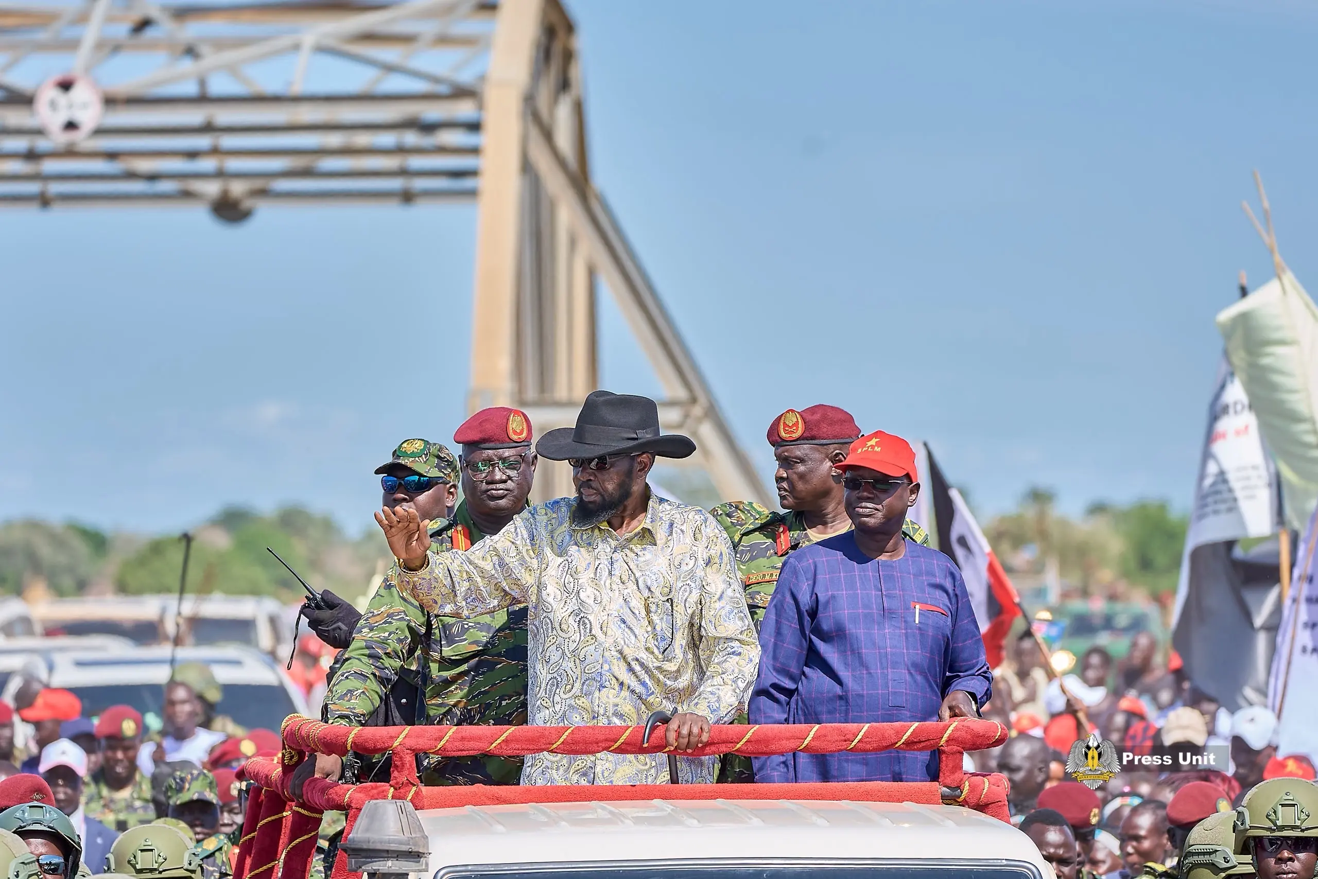 PICTORIAL: Homeward to Akon – H.E. President Salva Kiir Mayardit