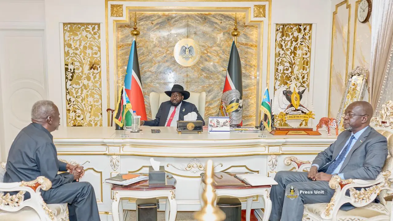 President Salva Kiir Briefed on Improving Security and Flood Mitigation in Jonglei State