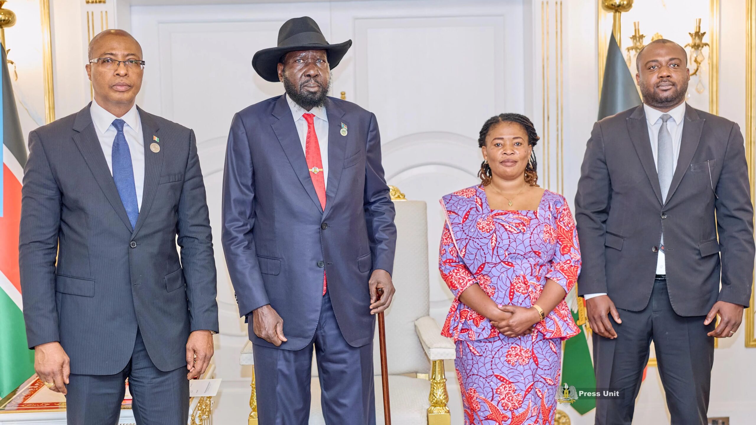President Kiir Receives Credentials from Four New Ambassadors, Pledges Stronger Bilateral Cooperation
