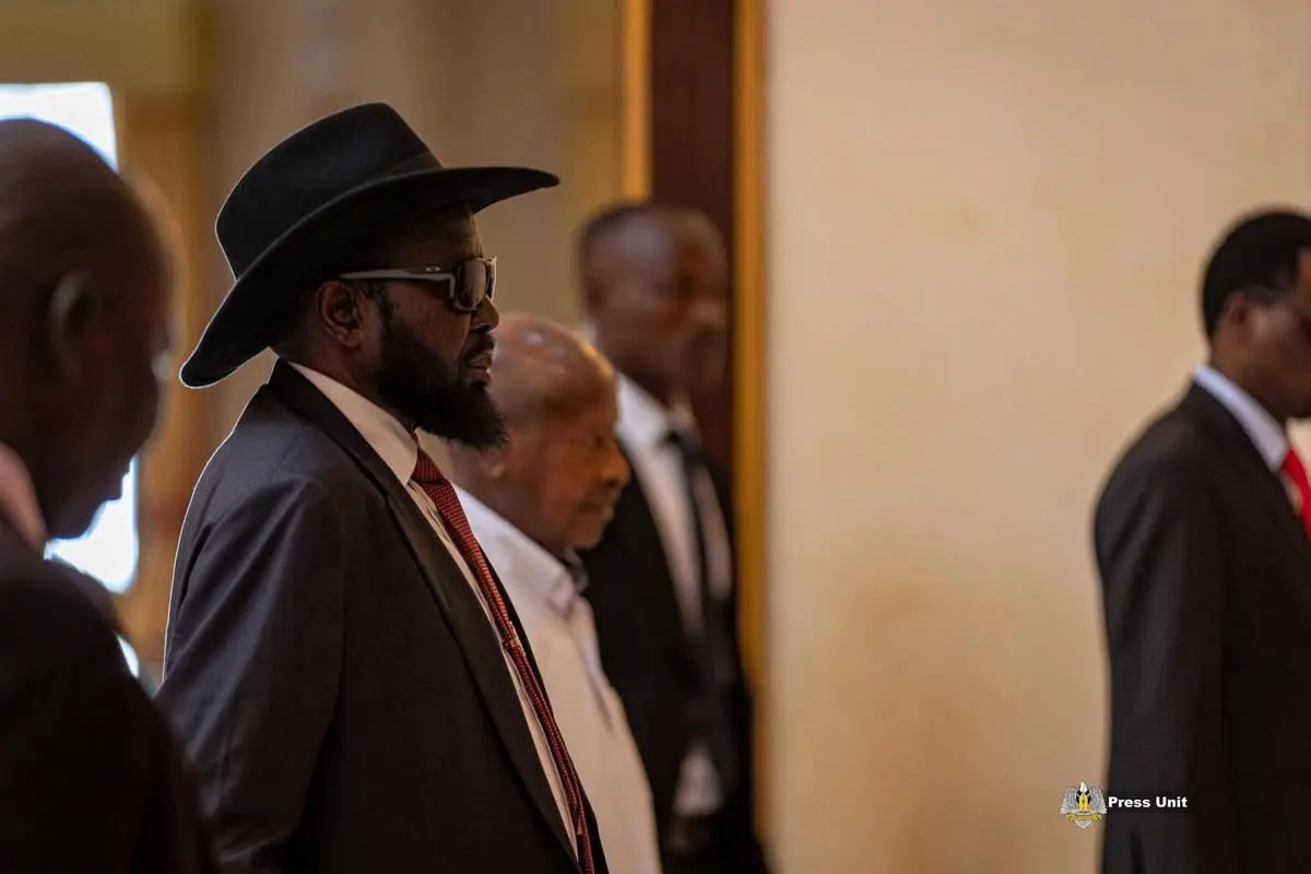 President Kiir Meets President Museveni, Discusses Strengthening Bilateral Ties