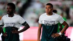 Mbappe says he ‘stands with Ceuta’ after T-shirt row