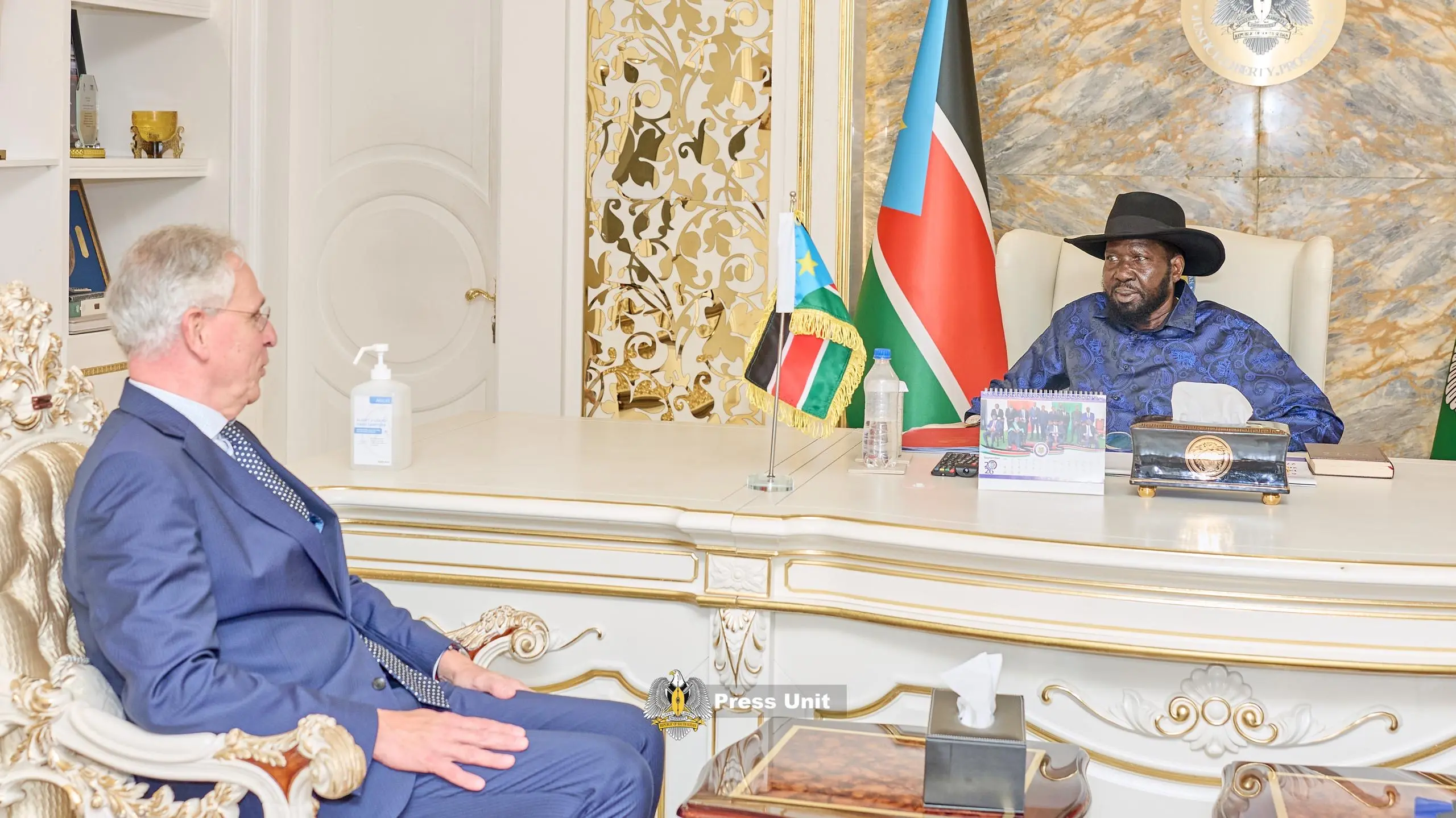 President Kiir Bids Farewell to Dutch Ambassador as Peace, Elections Top Final Talks