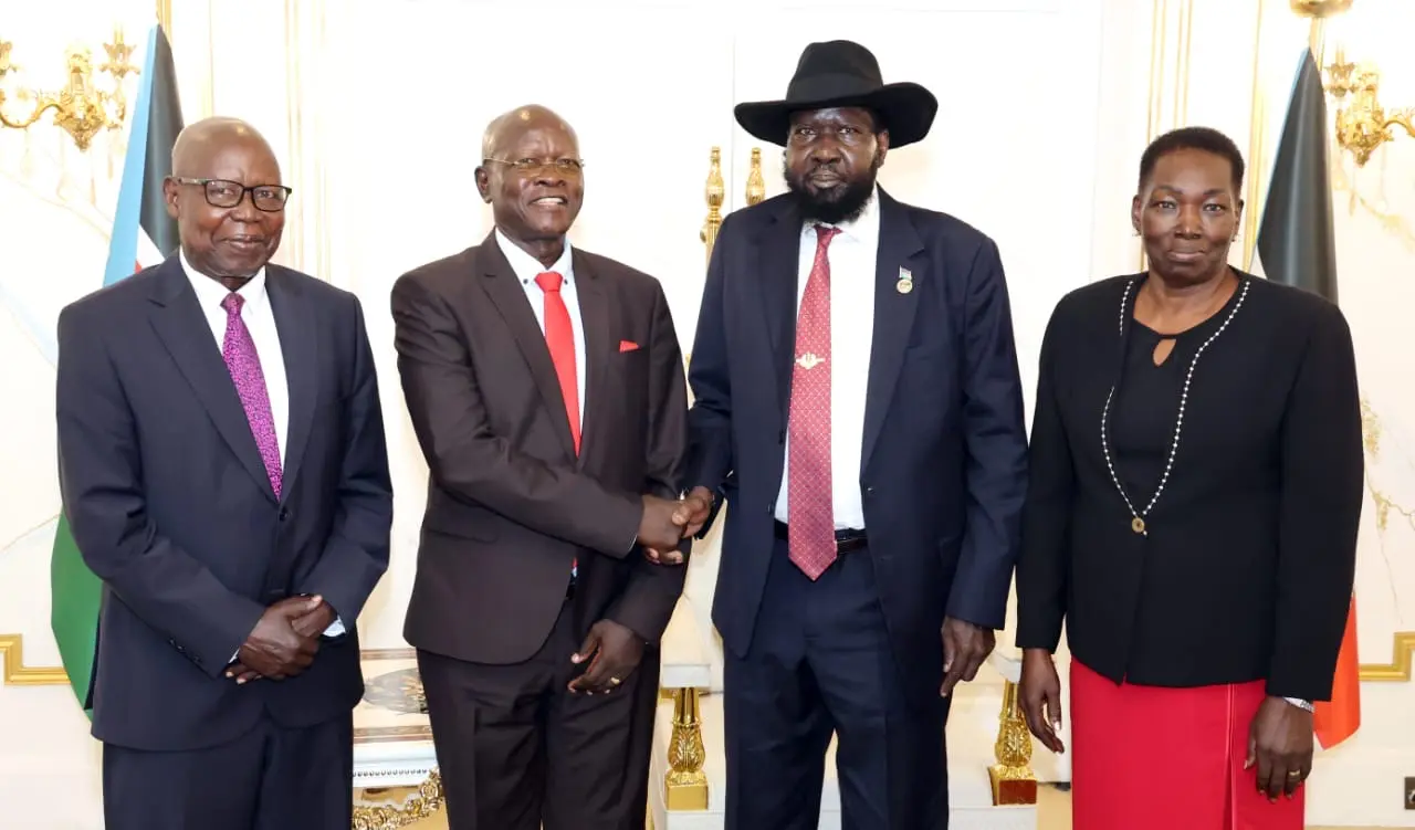 President Kiir Meets New TNLA Leadership