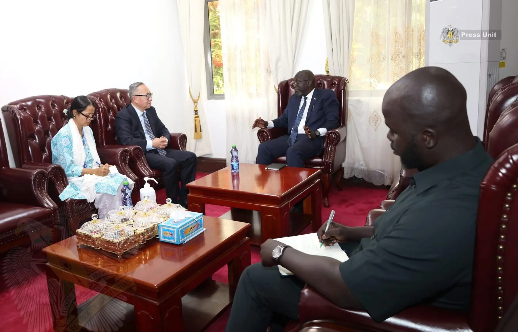 Minister Africano Meets UN Special Envoy to Discuss Cooperation